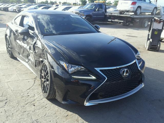 JTHHA5BC7H5006945 - 2017 LEXUS RC 200T BLACK photo 1