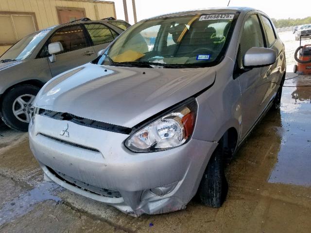 ML32A3HJ3FH041465 - 2015 MITSUBISHI MIRAGE DE SILVER photo 2