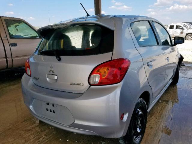 ML32A3HJ3FH041465 - 2015 MITSUBISHI MIRAGE DE SILVER photo 4