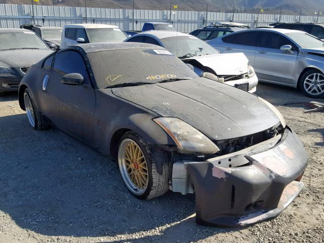 JN1AZ34D44M101925 - 2004 NISSAN 350Z COUPE BLACK photo 1