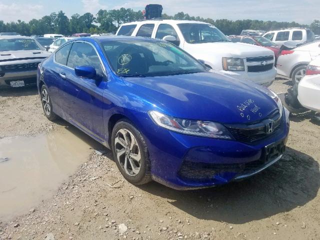 1HGCT1A34GA008157 - 2016 HONDA ACCORD LX- BLUE photo 1