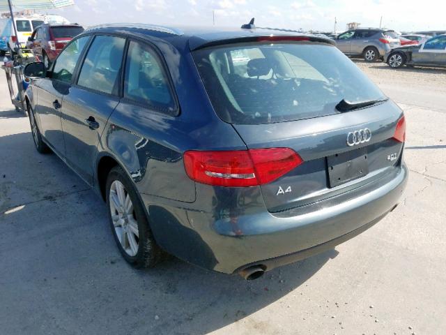 WAUVF78K49A219261 - 2009 AUDI A4 2.0T AV GRAY photo 3