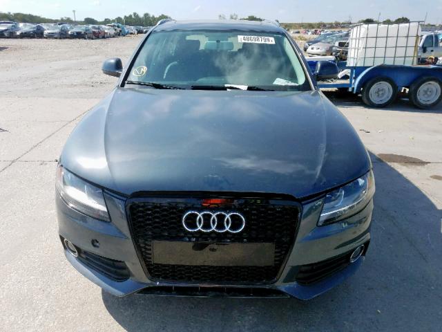 WAUVF78K49A219261 - 2009 AUDI A4 2.0T AV GRAY photo 9