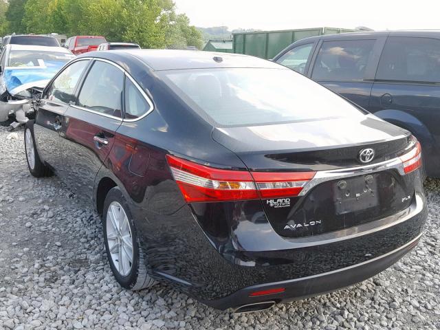 4T1BK1EB6FU186773 - 2015 TOYOTA AVALON XLE BLACK photo 3