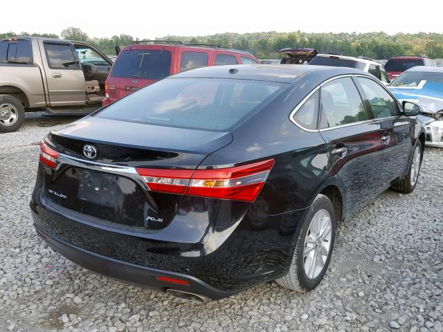 4T1BK1EB6FU186773 - 2015 TOYOTA AVALON XLE BLACK photo 4