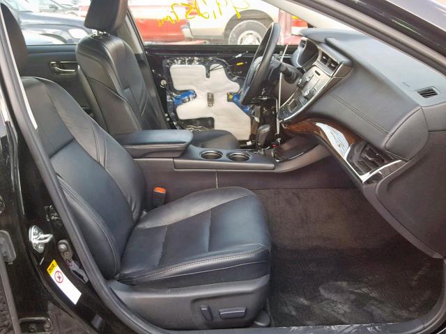 4T1BK1EB6FU186773 - 2015 TOYOTA AVALON XLE BLACK photo 5