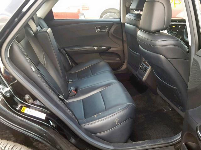 4T1BK1EB6FU186773 - 2015 TOYOTA AVALON XLE BLACK photo 6