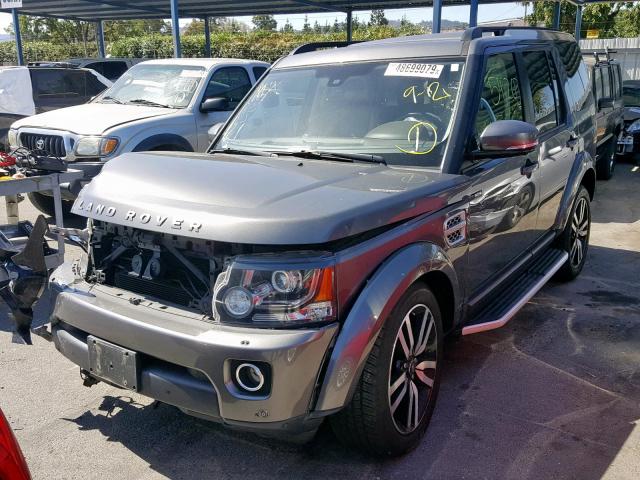 SALAK2V6XFA748712 - 2015 LAND ROVER LR4 HSE LU GRAY photo 2