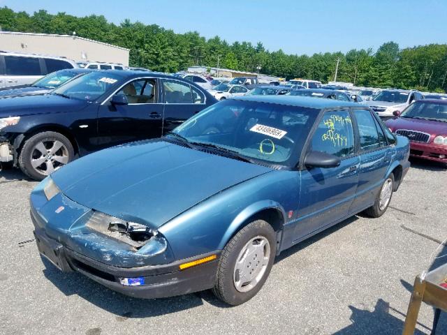 1G8ZG5594RZ124427 - 1994 SATURN SL1 BLUE photo 2