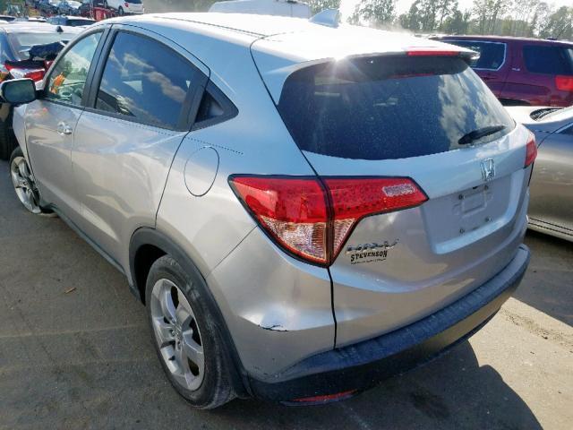 3CZRU5H51GM732244 - 2016 HONDA HR-V EX SILVER photo 3