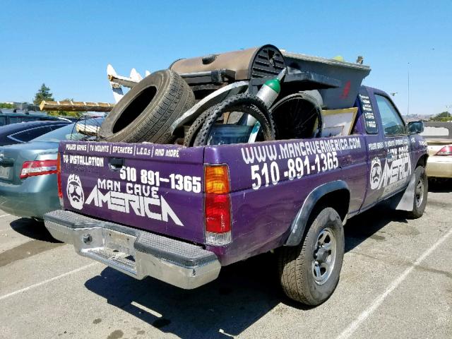 1N6HD16Y3SC311401 - 1995 NISSAN TRUCK KING PURPLE photo 4