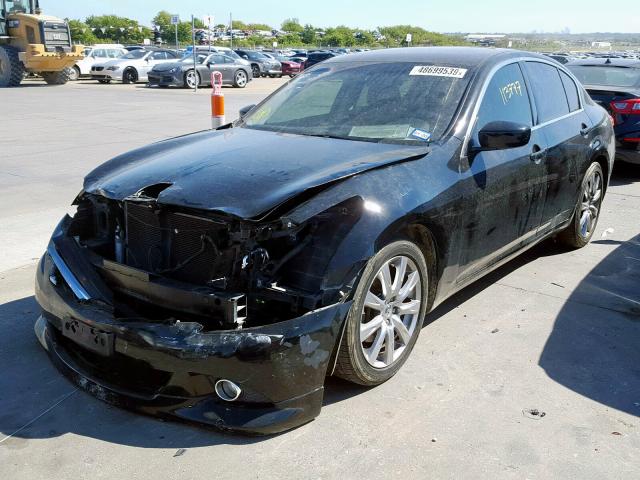 JN1CV6AP4BM506491 - 2011 INFINITI G37 BASE BLACK photo 2