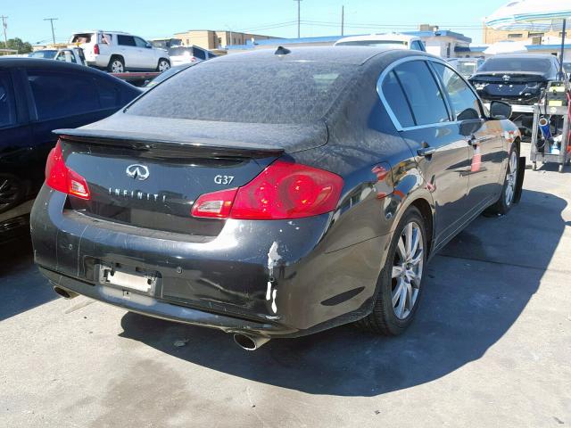 JN1CV6AP4BM506491 - 2011 INFINITI G37 BASE BLACK photo 4