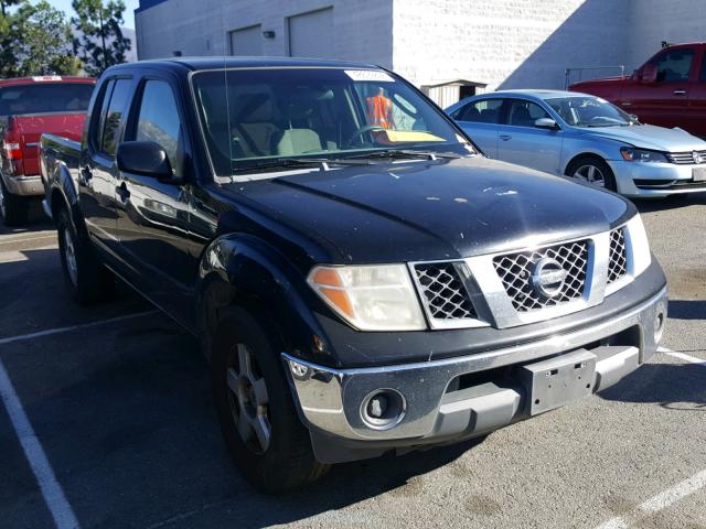 1N6AD07U47C426913 - 2007 NISSAN FRONTIER C BLACK photo 1