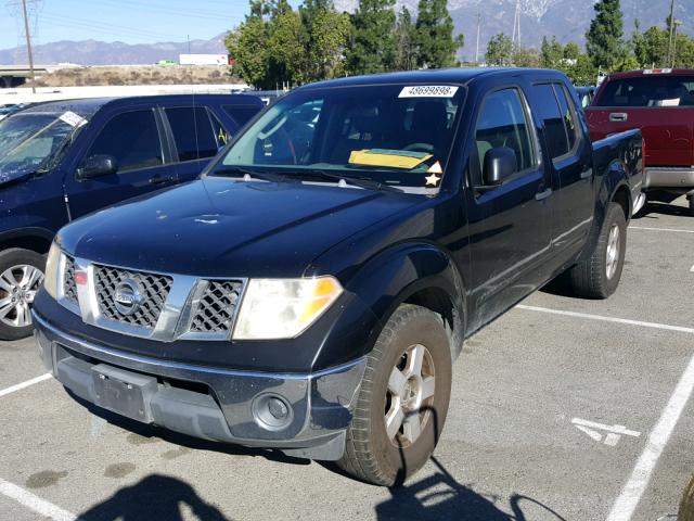 1N6AD07U47C426913 - 2007 NISSAN FRONTIER C BLACK photo 2