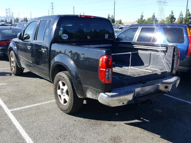 1N6AD07U47C426913 - 2007 NISSAN FRONTIER C BLACK photo 3