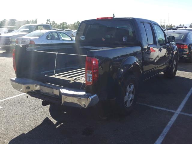 1N6AD07U47C426913 - 2007 NISSAN FRONTIER C BLACK photo 4