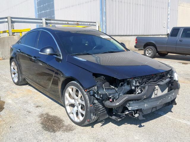 2G4GV5GV7C9155410 - 2012 BUICK REGAL GS BLACK photo 1