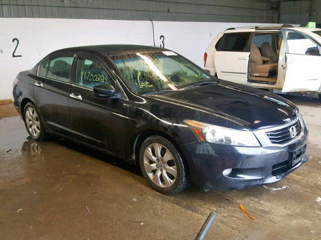 1HGCP36878A020325 - 2008 HONDA ACCORD EXL BLACK photo 1