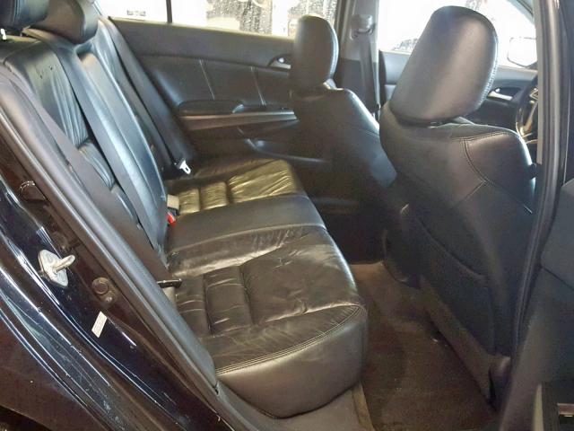 1HGCP36878A020325 - 2008 HONDA ACCORD EXL BLACK photo 6