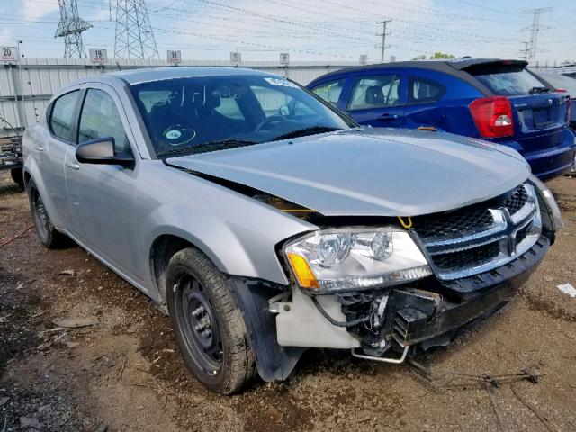 1B3BD4FB0BN616818 - 2011 DODGE AVENGER EX SILVER photo 1