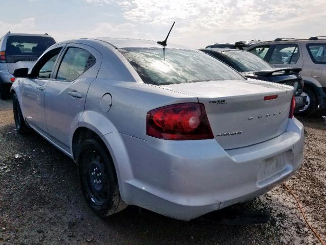 1B3BD4FB0BN616818 - 2011 DODGE AVENGER EX SILVER photo 3