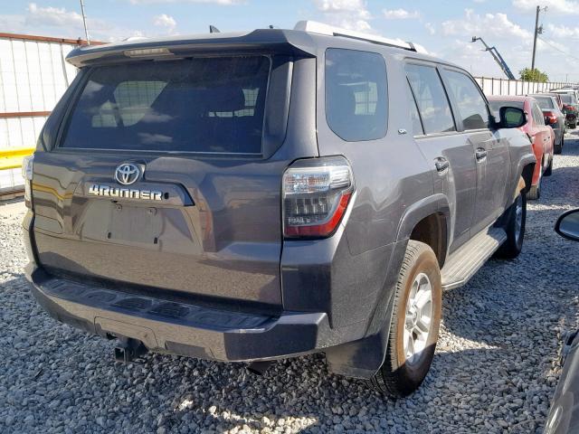 JTEBU5JR9F5243529 - 2015 TOYOTA 4RUNNER SR CHARCOAL photo 4