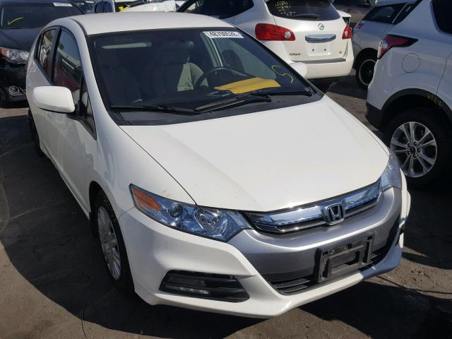 JHMZE2H59CS004494 - 2012 HONDA INSIGHT LX WHITE photo 1