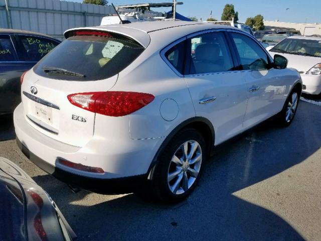 JNKAJ09E88M302557 - 2008 INFINITI EX35 BASE WHITE photo 4