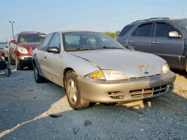 1G1JC524X17128157 - 2001 CHEVROLET CAVALIER B SILVER photo 1