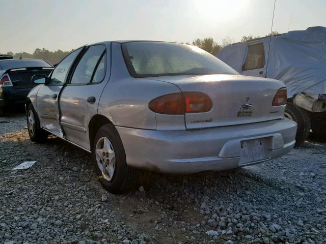 1G1JC524X17128157 - 2001 CHEVROLET CAVALIER B SILVER photo 3