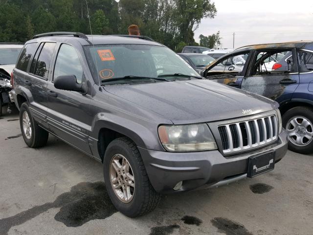 1J4GX48S44C232106 - 2004 JEEP GRAND CHER GRAY photo 1