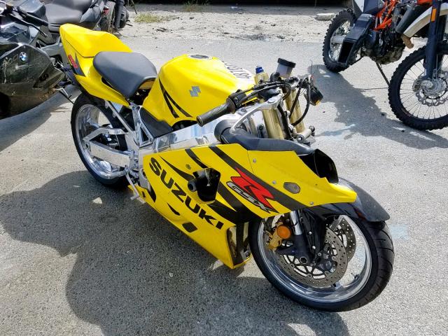 JS1GN7CA842103667 - 2004 SUZUKI GSX-R600 K YELLOW photo 1