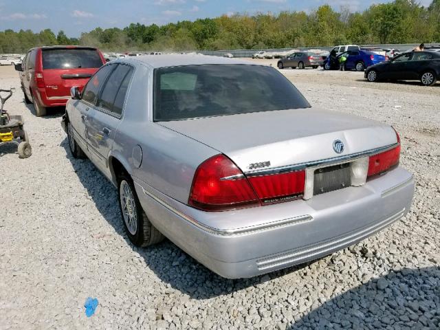 2MEFM74WX1X629689 - 2001 MERCURY GRAND MARQ GRAY photo 3