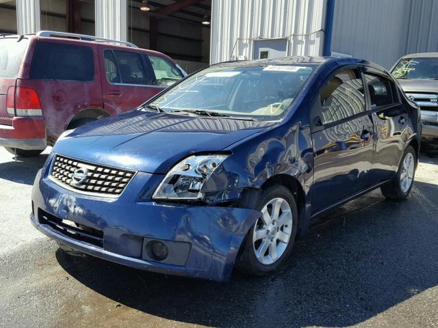 3N1AB61E97L633799 - 2007 NISSAN SENTRA 2.0 BLUE photo 2