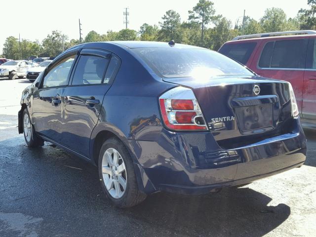 3N1AB61E97L633799 - 2007 NISSAN SENTRA 2.0 BLUE photo 3