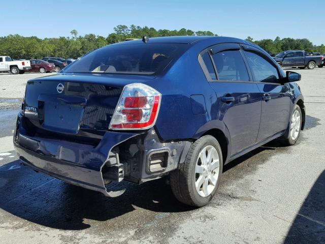 3N1AB61E97L633799 - 2007 NISSAN SENTRA 2.0 BLUE photo 4