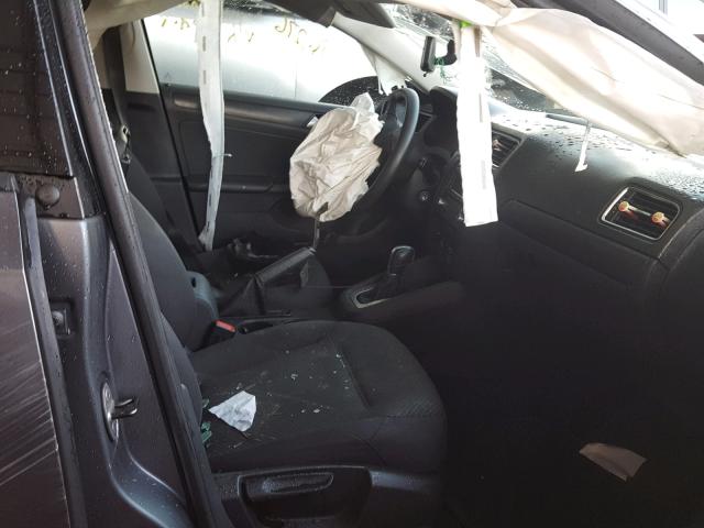 3VW2K7AJ3DM294433 - 2013 VOLKSWAGEN JETTA BASE Մոխրագույն լուսանկար 5