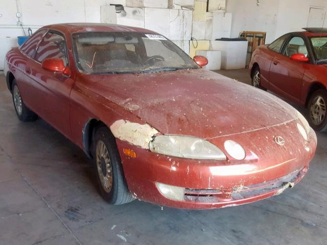 JT8JZ31C3N0005493 - 1992 LEXUS SC 300 BURGUNDY photo 1