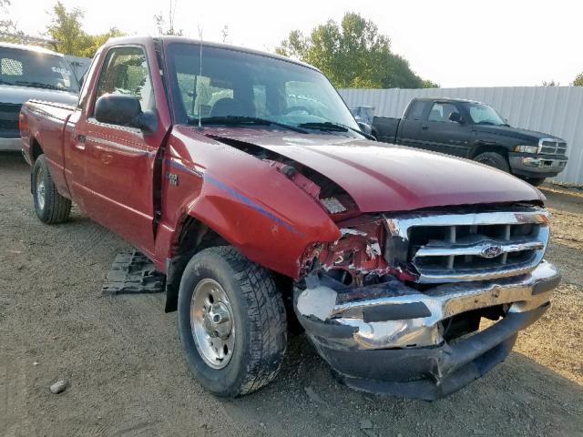 1FTYR14U2WPA84978 - 1998 FORD RANGER SUP RED photo 1