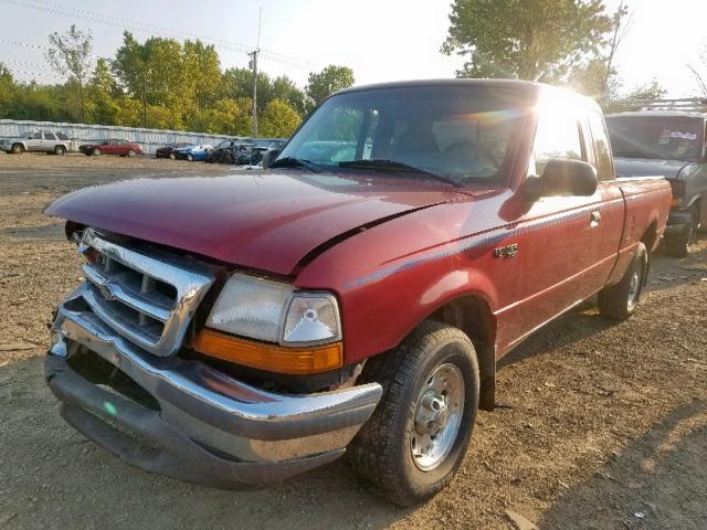 1FTYR14U2WPA84978 - 1998 FORD RANGER SUP RED photo 2