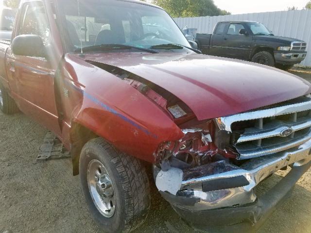 1FTYR14U2WPA84978 - 1998 FORD RANGER SUP RED photo 9