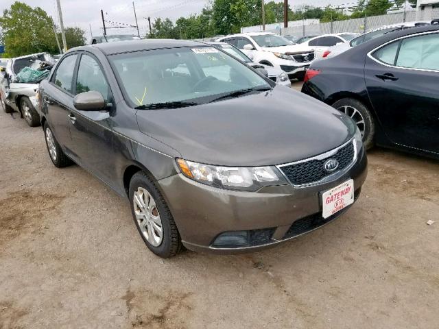 KNAFU4A20B5375671 - 2011 KIA FORTE EX GRAY photo 1