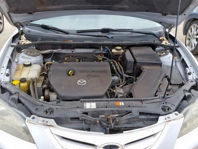 JM1BK324771653899 - 2007 MAZDA 3 S SILVER photo 7