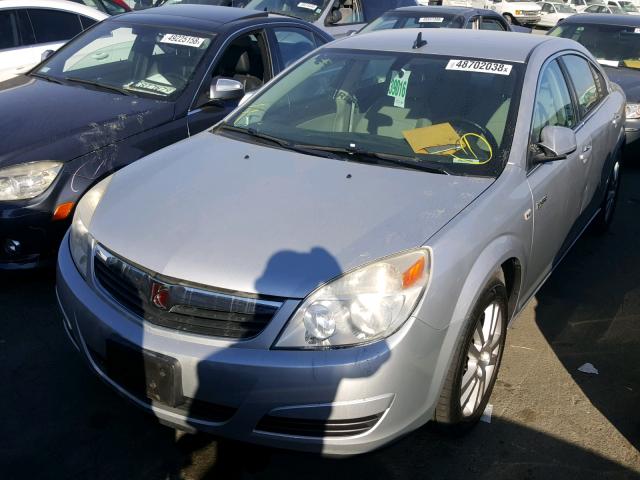 1G8ZR57589F113548 - 2009 SATURN AURA GREEN SILVER photo 2