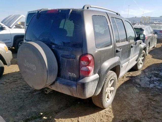 1J4GL58K35W507501 - 2005 JEEP LIBERTY LI BROWN photo 4