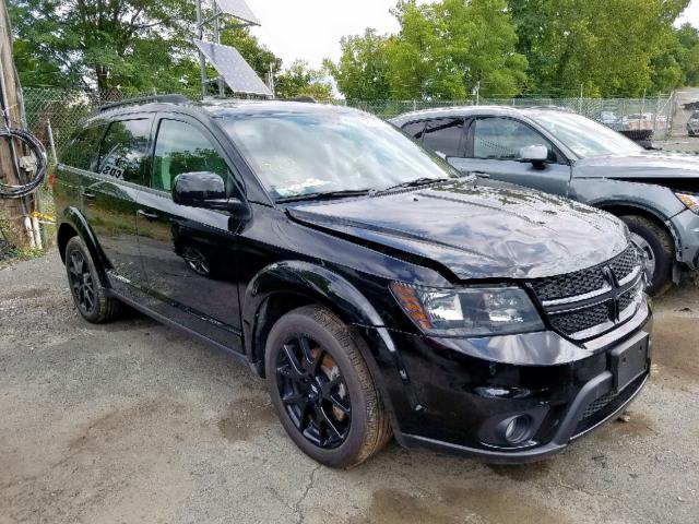 3C4PDDEG8JT319845 - 2018 DODGE JOURNEY GT BLACK photo 1