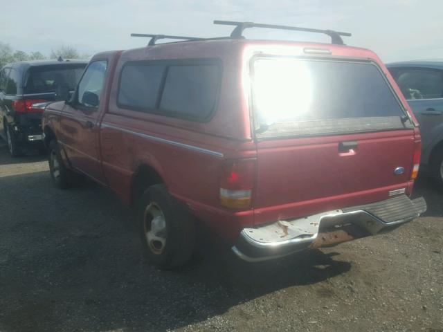 1FTCR10A6VTA74952 - 1997 FORD RANGER RED photo 3