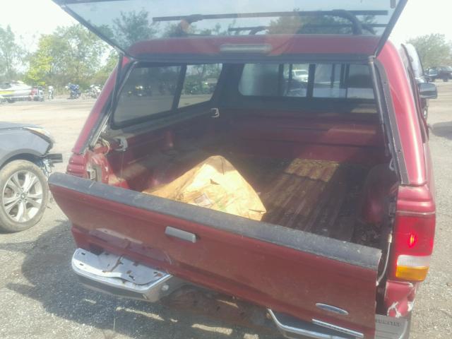 1FTCR10A6VTA74952 - 1997 FORD RANGER RED photo 6