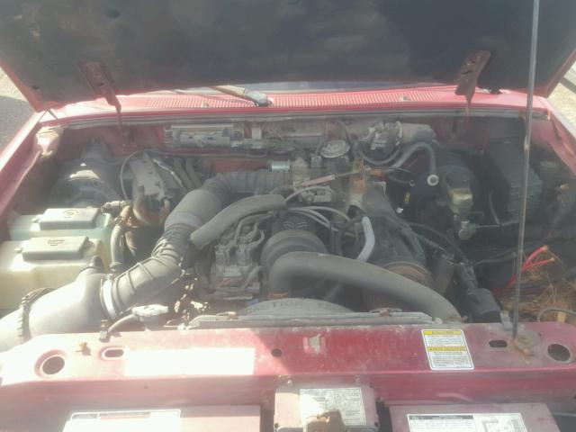 1FTCR10A6VTA74952 - 1997 FORD RANGER RED photo 7